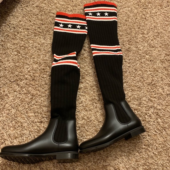 givenchy star sock boots